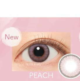 [新版]Luna Natural Peach 月拋棄有色彩妝隱形眼鏡｜每盒1片