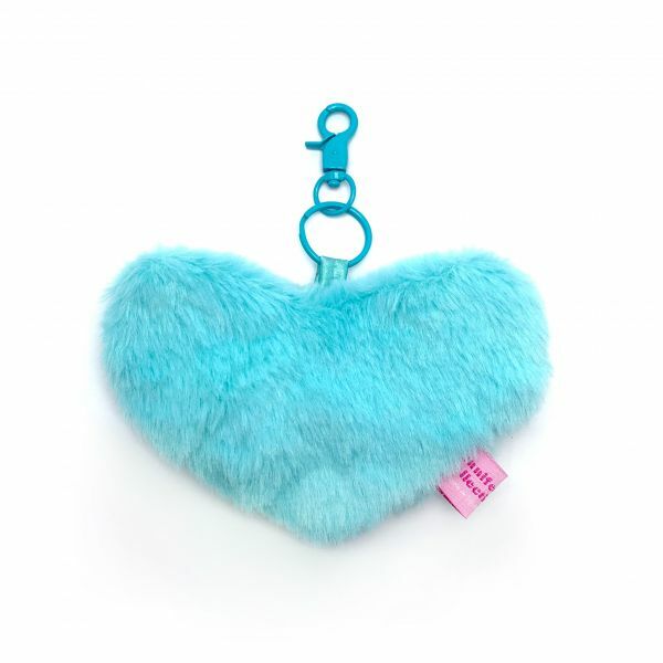 JCC 水藍愛心零錢包掛飾