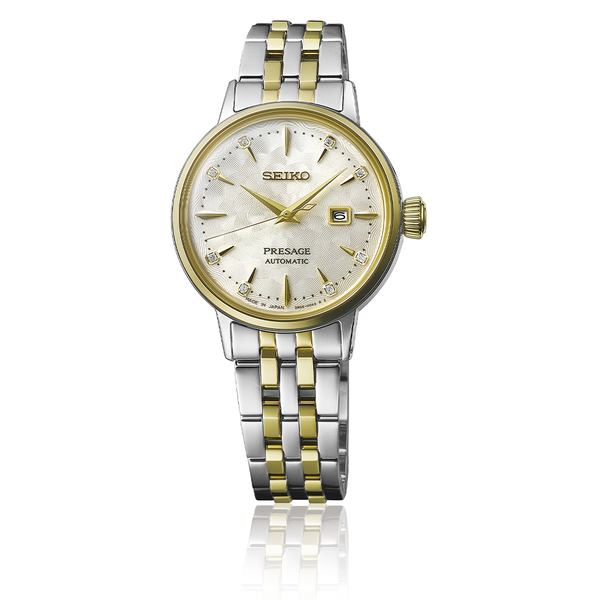 萬年鐘錶 - SEIKO Presage  調酒師 White Lady調酒 機械女錶  SRE010J1 /  2R05-00A0GS  錶徑30.3MM