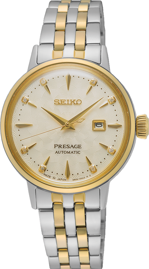 萬年鐘錶 - SEIKO Presage  調酒師 White Lady調酒 機械女錶  SRE010J1 /  2R05-00A0GS  錶徑30.3MM