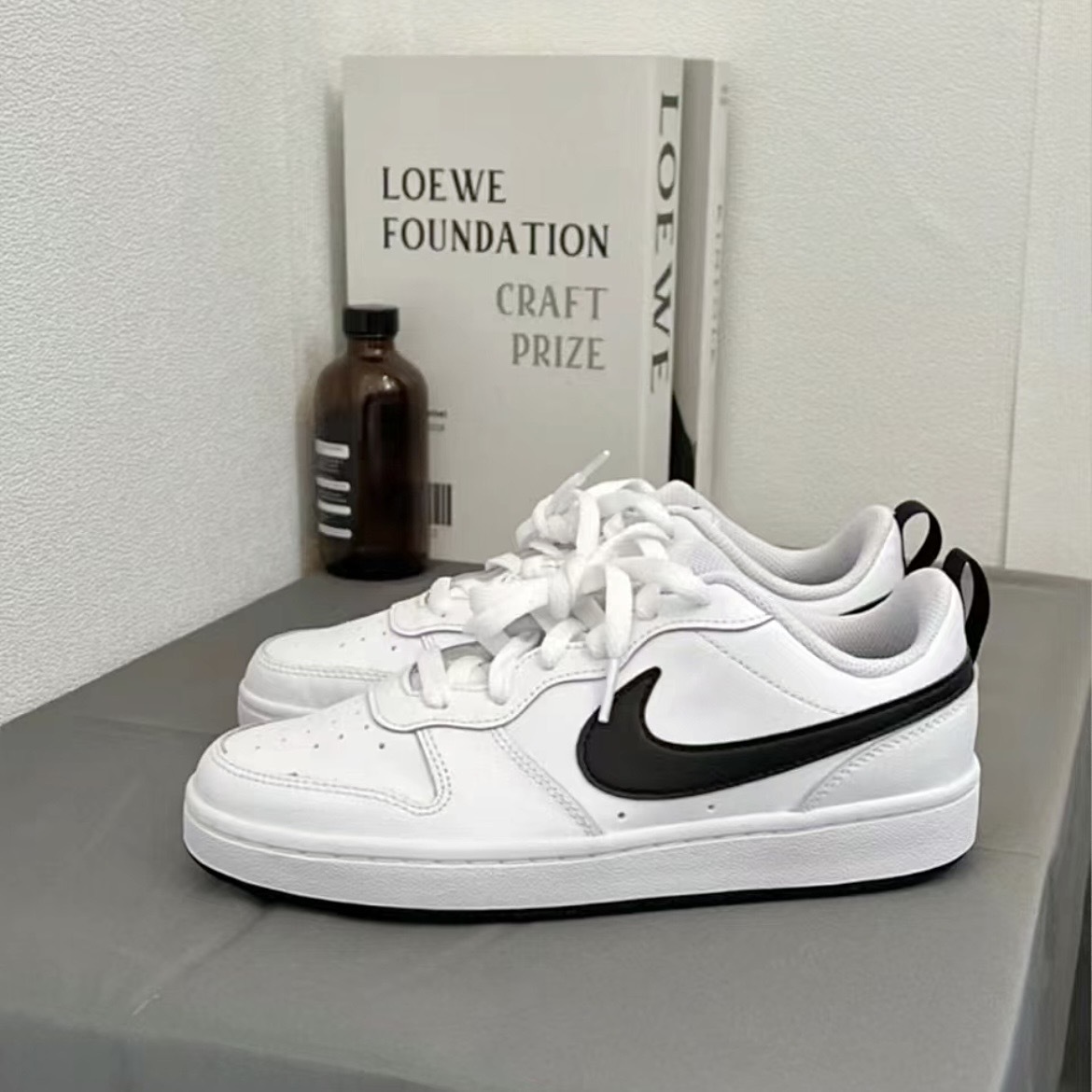 Nike Court Borough Low 2 (GS)  黑白小DUNK BQ5448-104