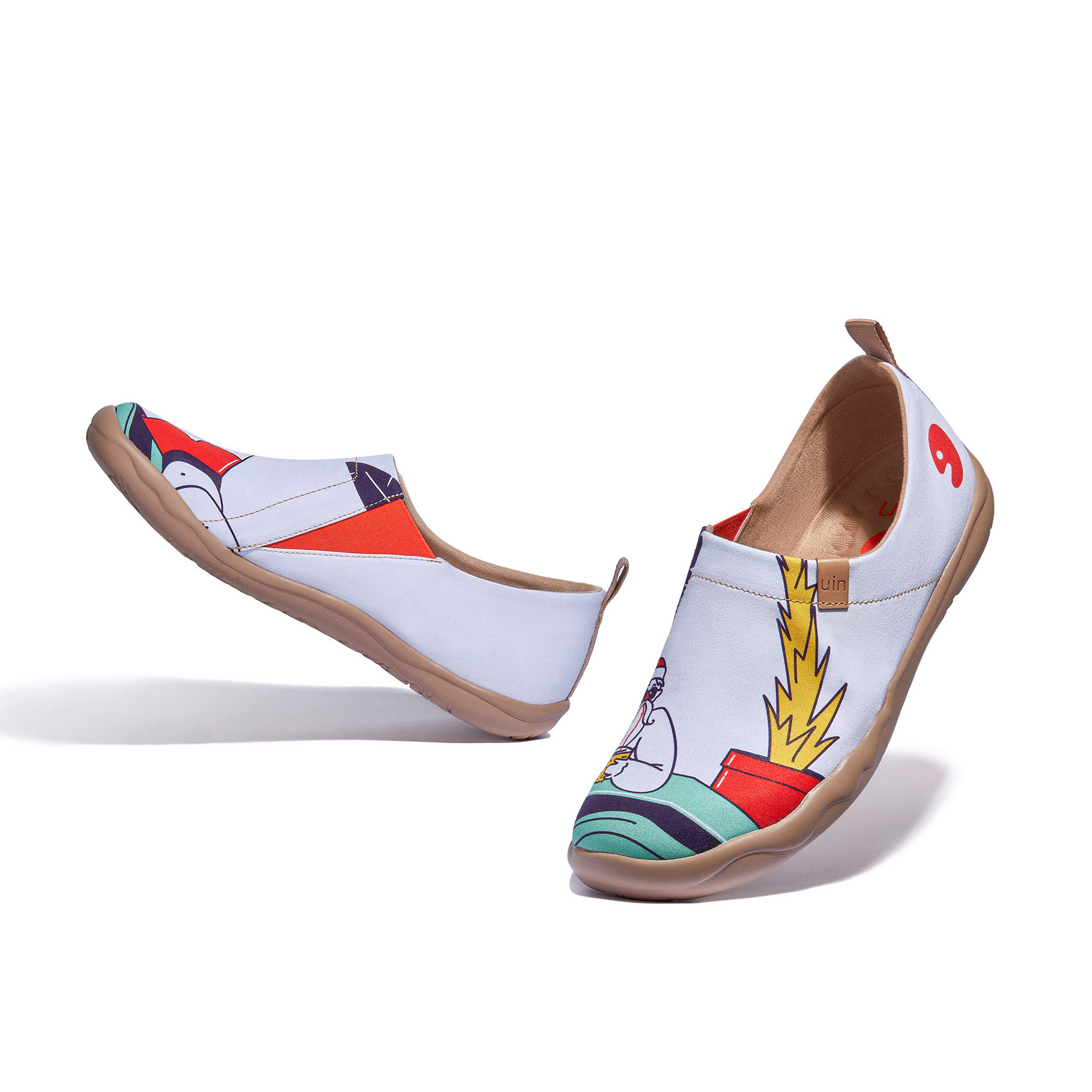 【 Uin 】西班牙原創設計 | 休假中 男鞋 彩繪鞋 休閒鞋 懶人鞋