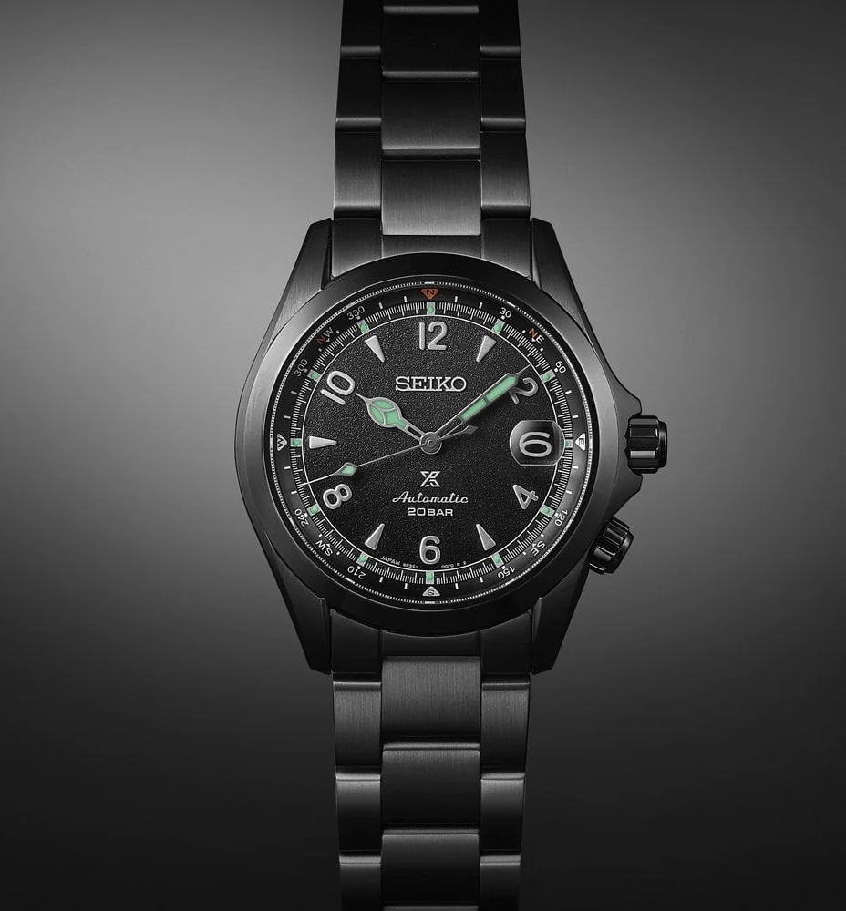 SEIKO PROSPEX 限量黑潮夜市全黑ALPINIST機械男錶 - 萬年鐘錶