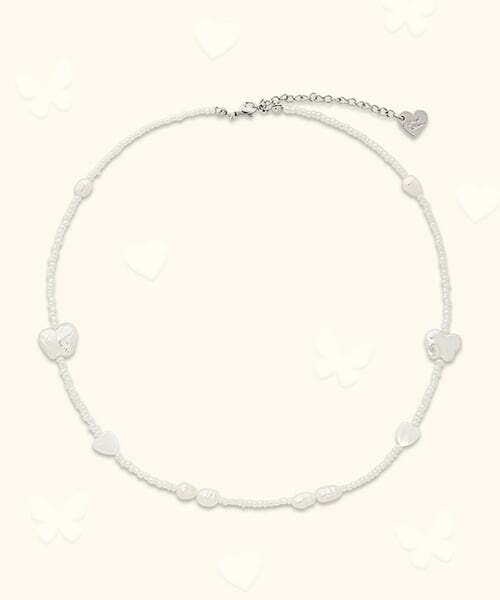 Almost Blue -  BUTTERFLY PEARL NECKLACE