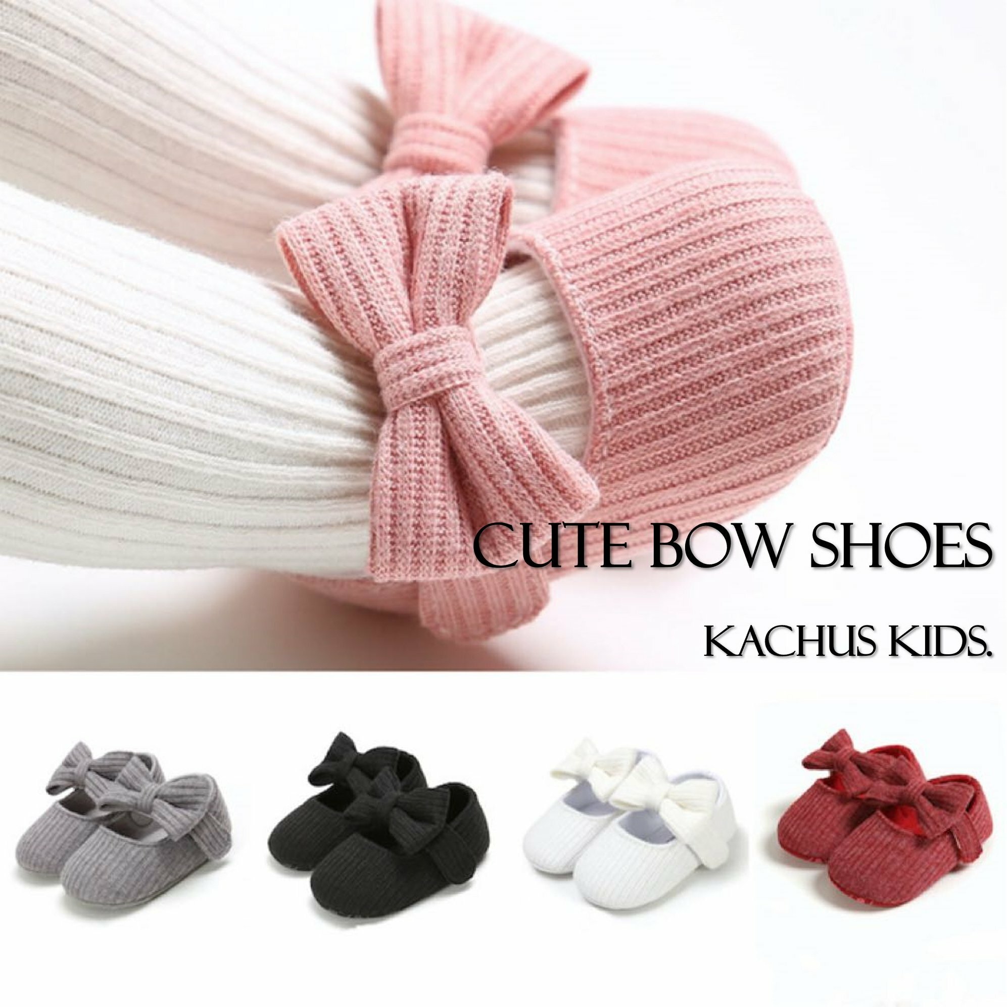 cute bow shoes