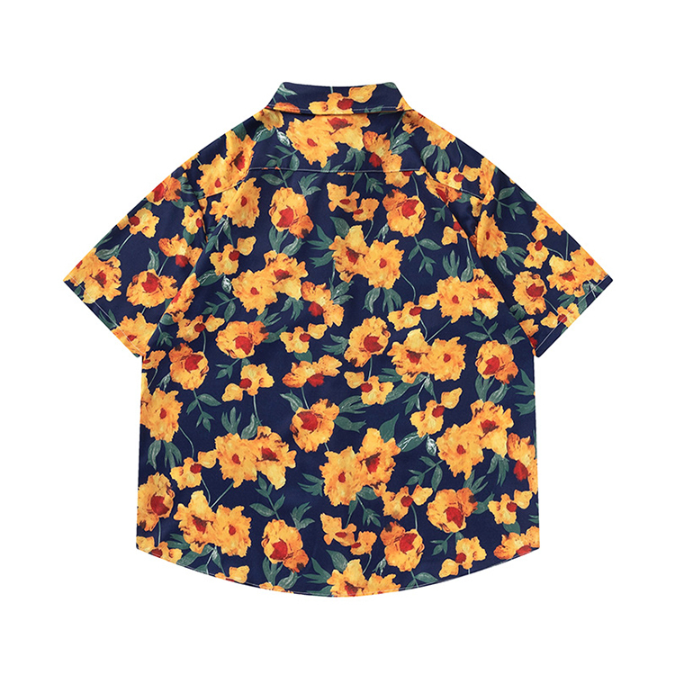 花襯衫 碎花襯衫 滿版