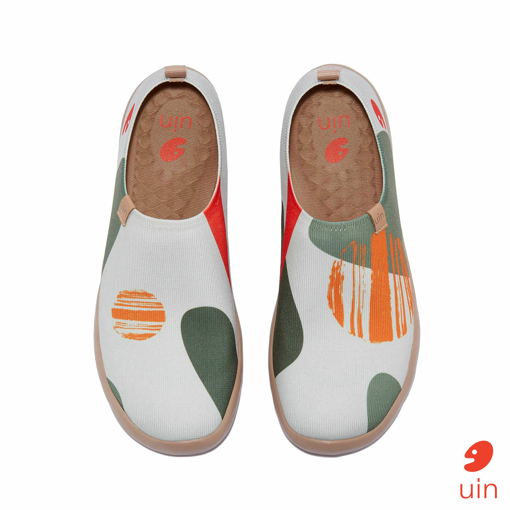 【 Uin 】西班牙原創設計 | 綠意蔓延 女鞋 彩繪鞋 休閒鞋 懶人鞋