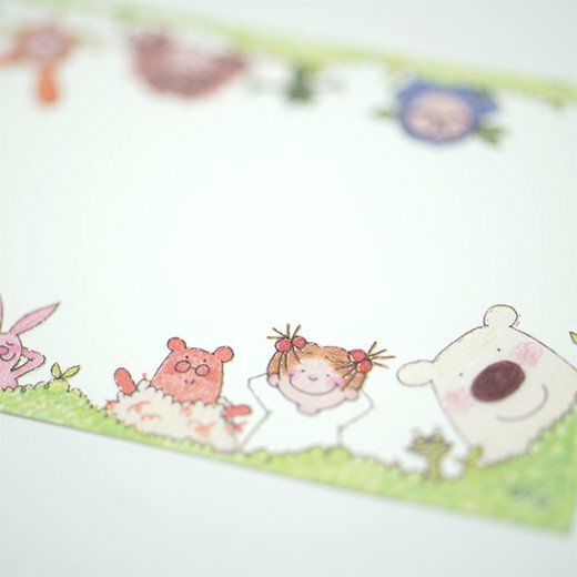 COCO醬 睡午覺 8枚凸版印刷小卡片｜日本Greeting Life