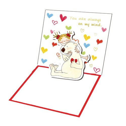 COCO醬與大白熊 立體情人節卡片｜日本Greeting Life