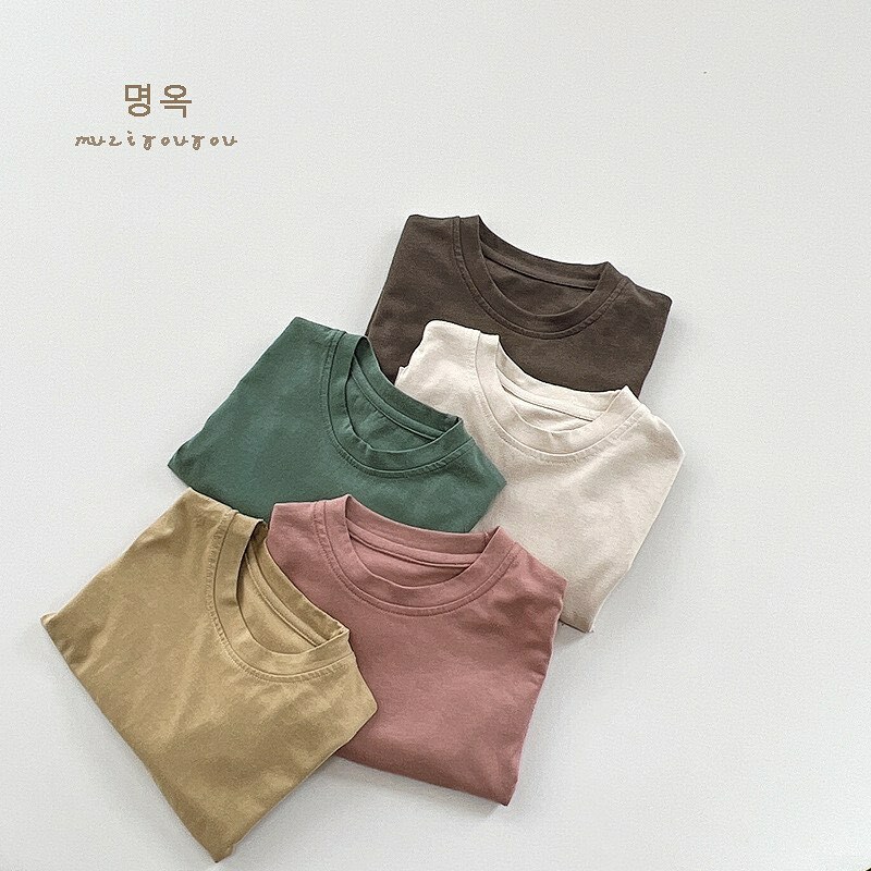 復古五色百搭純棉上衣