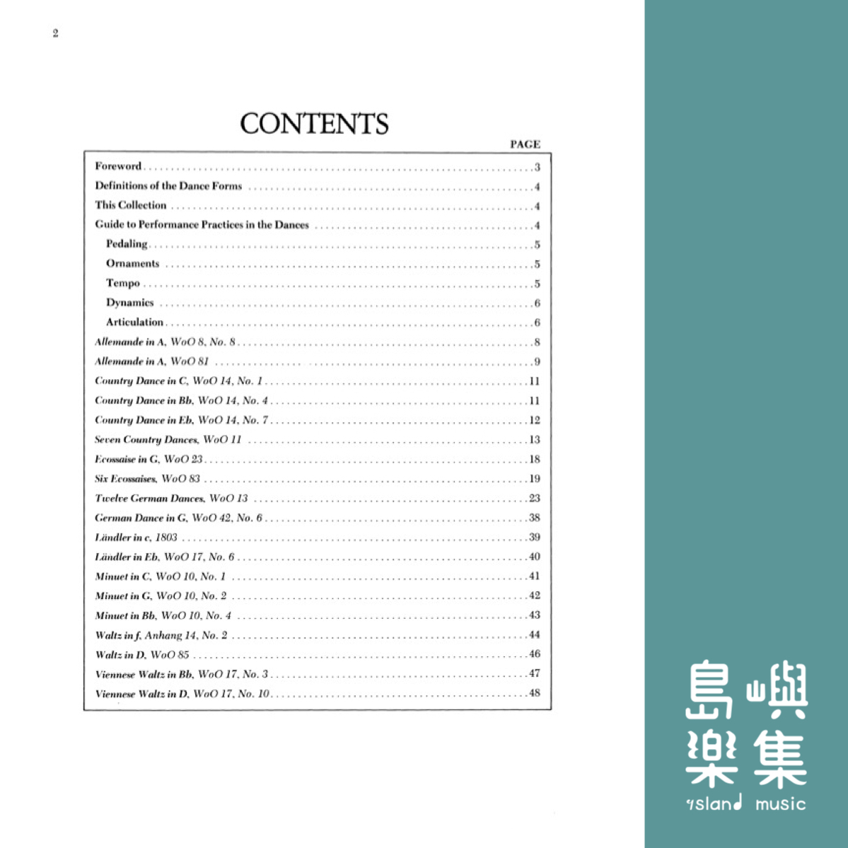 Beethoven: Dances for the Piano: Piano Book