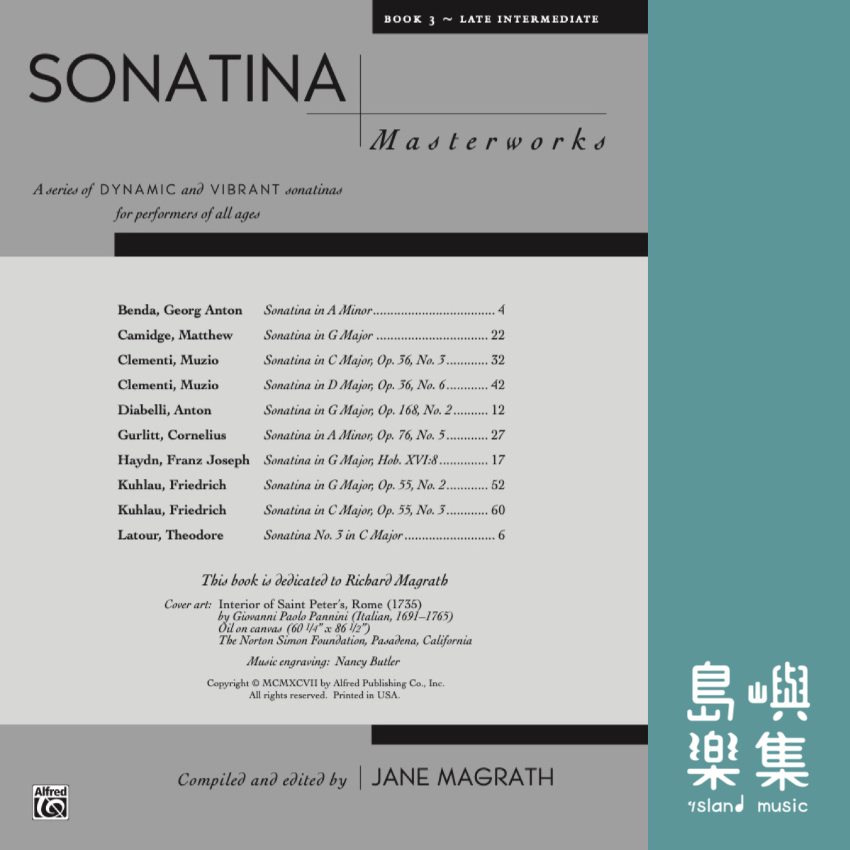 Sonatina Masterworks, Book 3: Piano Book