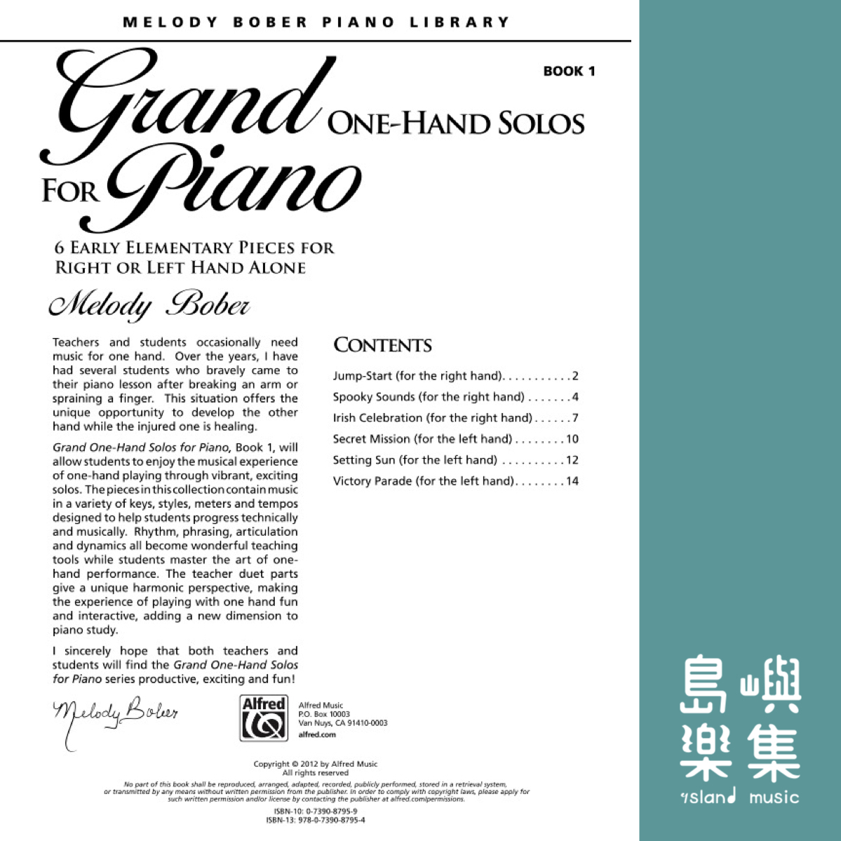 Grand One-Hand Solos for Piano, Book 1: Piano Book