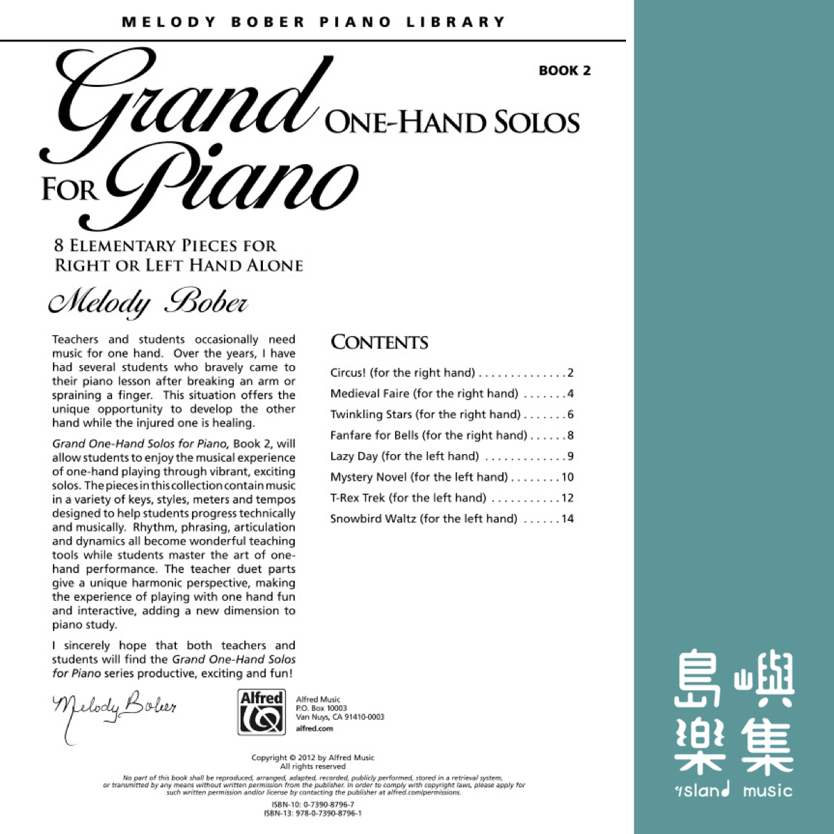 Grand One-Hand Solos for Piano, Book 2: Piano Book