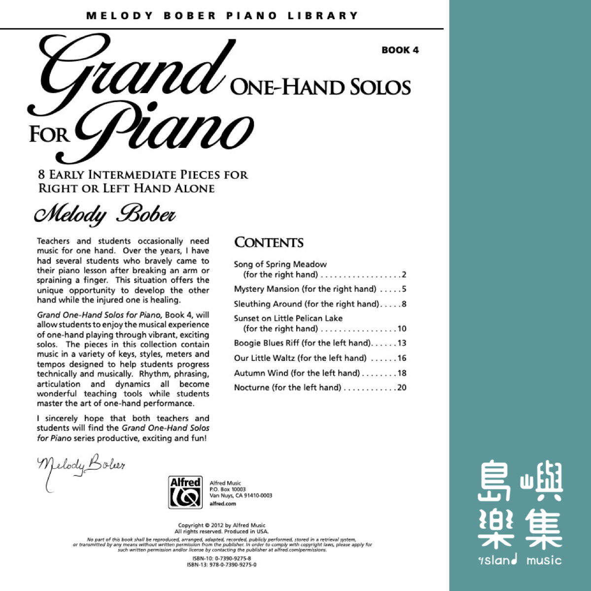 Grand One-Hand Solos for Piano, Book 4: Piano Book