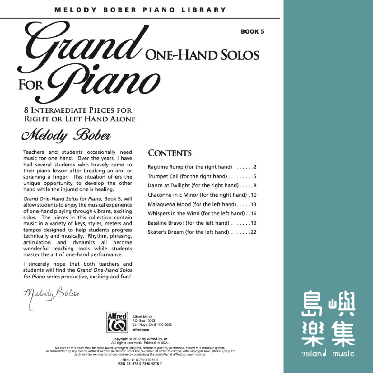 Grand One-Hand Solos for Piano, Book 5: Piano Book