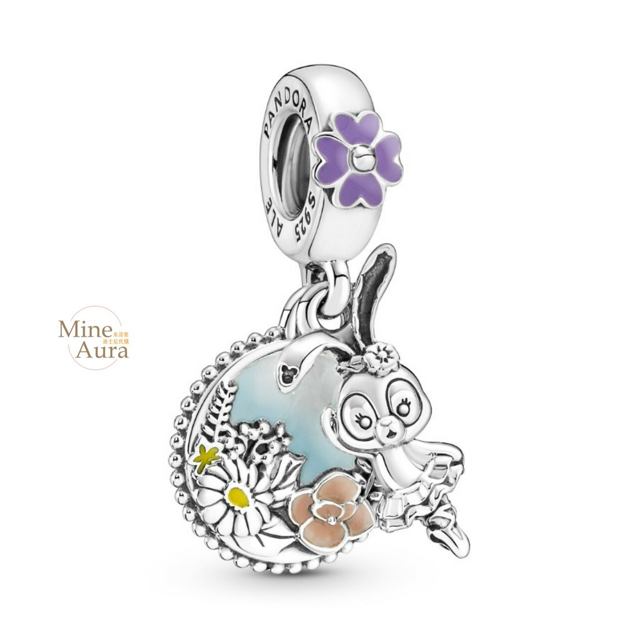 樂園限定 Pandara潘朵拉 x 史黛拉露 星黛露 StellaLou 芭蕾舞姿造型墜飾 吊飾 -香港迪士尼樂園