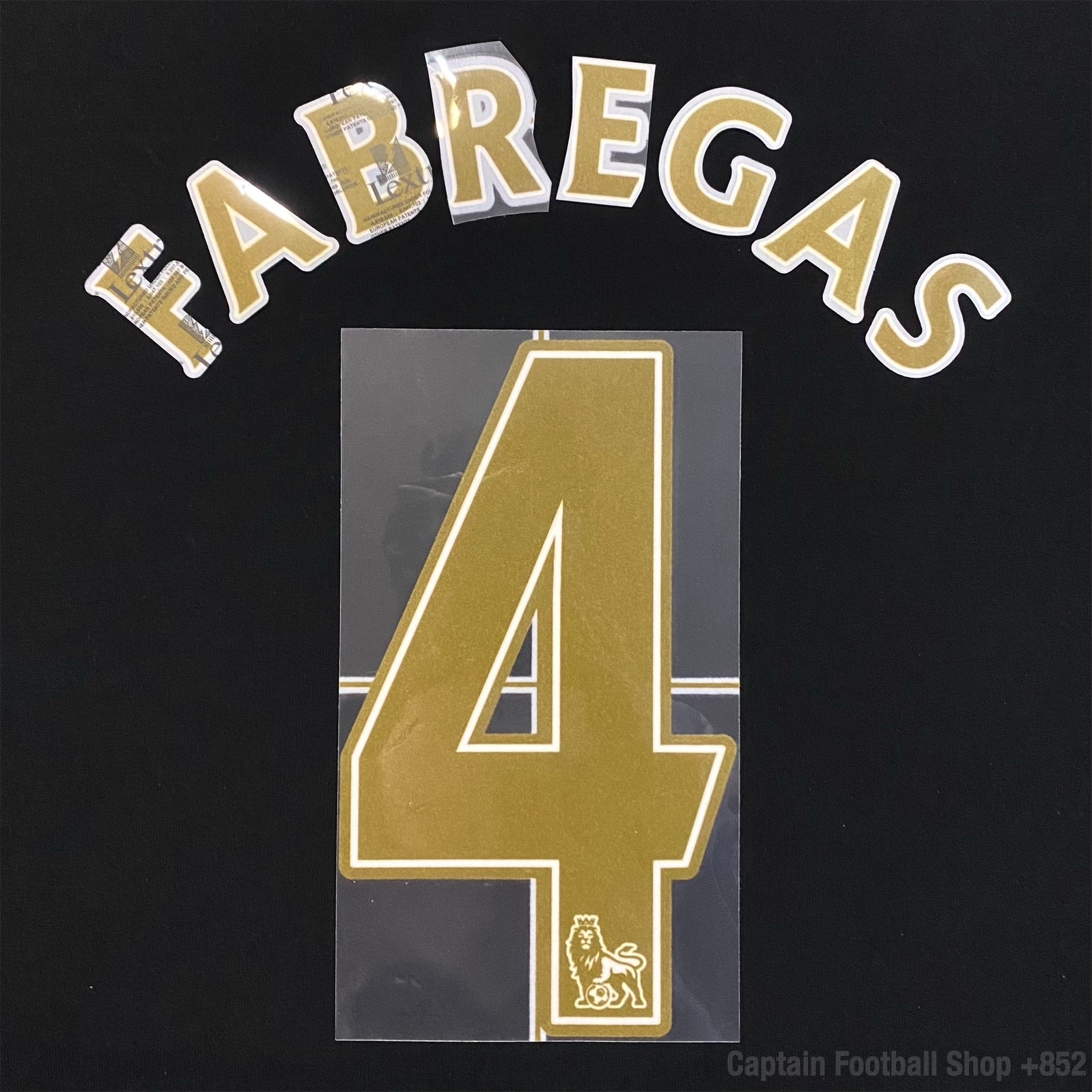 Official 2007-2013 Premier League player issue Nameset  #4 FABREGAS