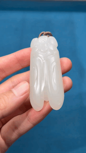 116233 和田玉仿古蟬