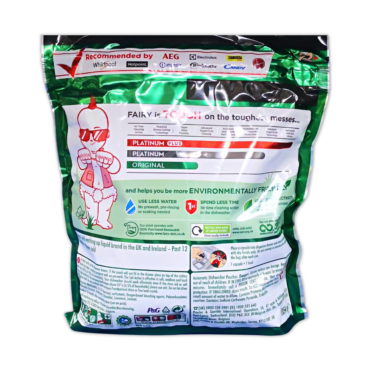 Fairy 全效去污洗碗膠囊, 78粒