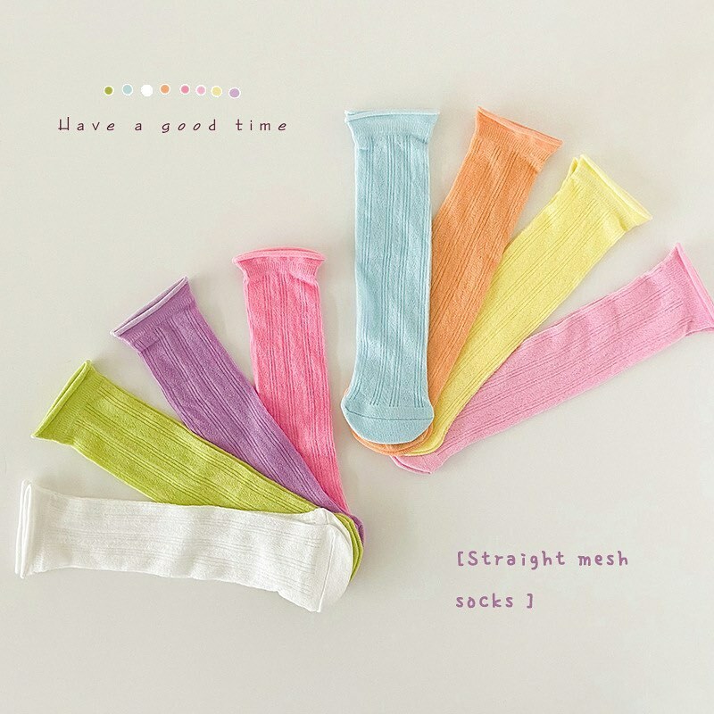 棉花色系網眼襪