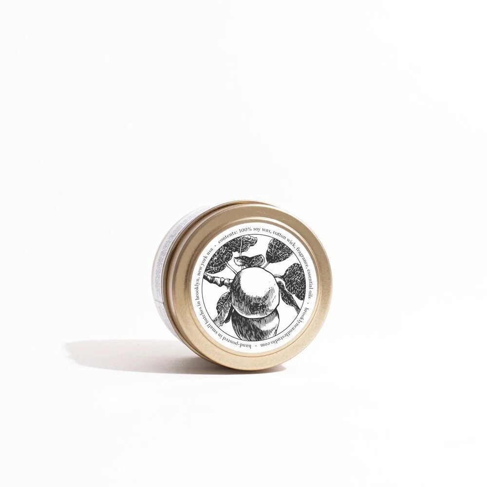 Apple Cider 蘋果酒 小金罐蠟燭 - Brooklyn Candle Studio