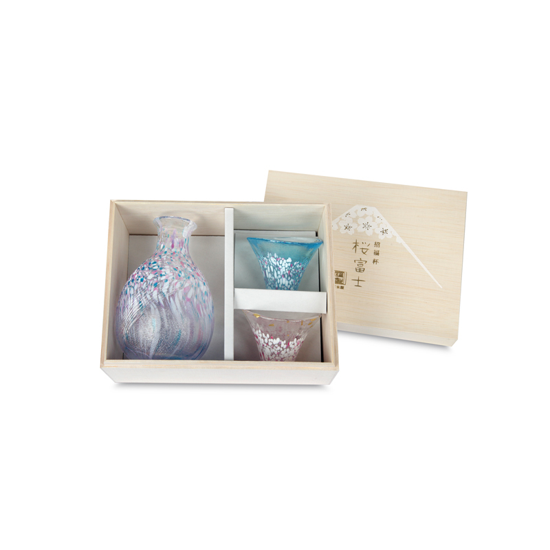 日本 TOYO-SASAKI GLASS 玻璃清酒套裝 -G642-M78