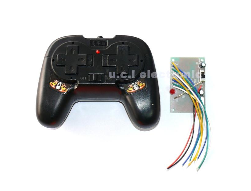 【UCI電子】(二C-1)  八通道遙控器 控制四電機 2.4G遙控器套裝遠距離遙控玩具模型 遙控器