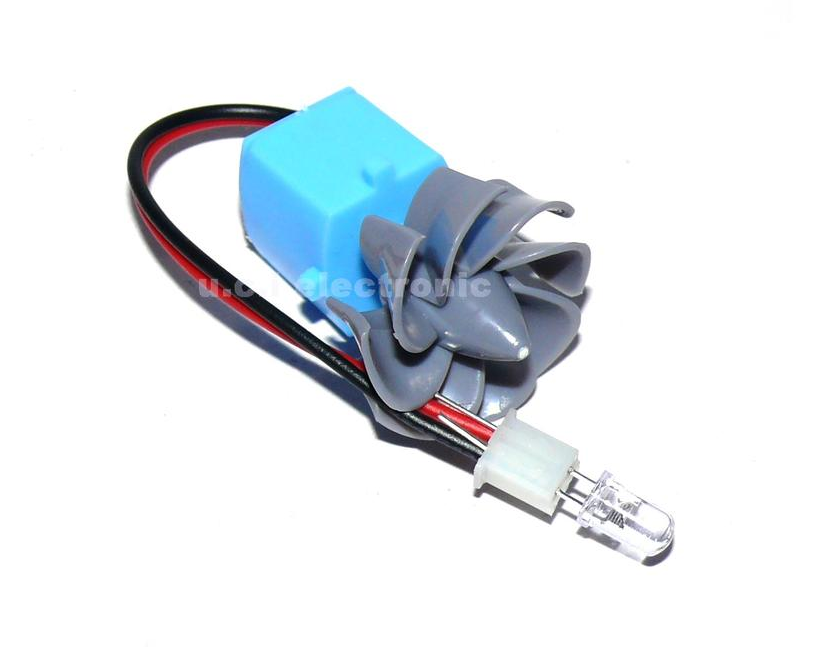 【UCI電子】(K-4)微型風力發電機 微型水力發電機 風力水力兩用發電機 模型發電機