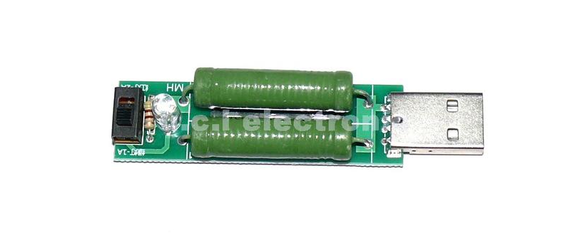 【UCI電子】(F-2) 帶切換開關USB充電可2A/1A放電老化電阻電流檢測負載測試儀器 試儀器