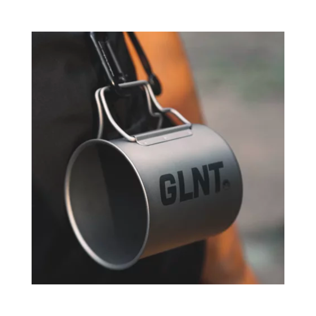 ▲[停產] Gallant 鈦合金輕量水杯420ml (附收納袋)