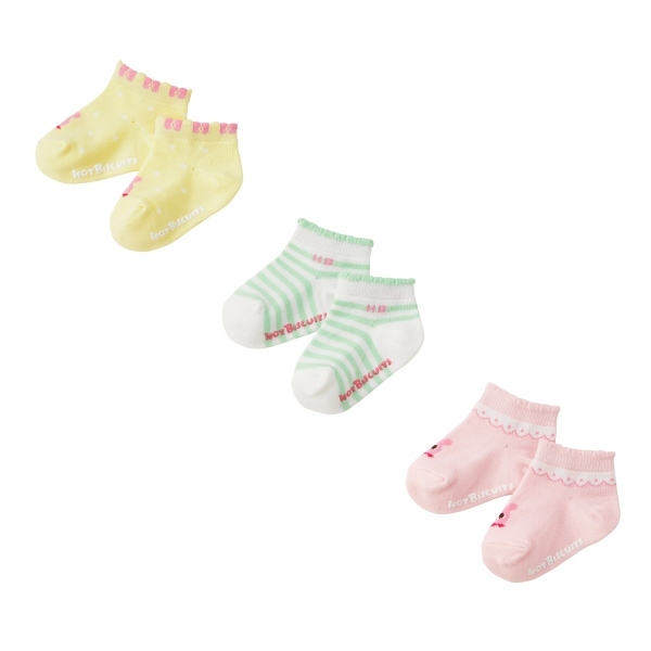 低筒襪粉色(3pcs)