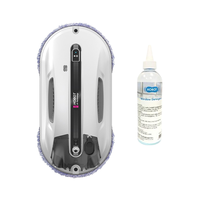 【結帳現折】HOBOT 玻妞 超音波雙邊噴水擦玻璃機器人(HOBOT-R3) 雙邊噴水 5KG強力吸附