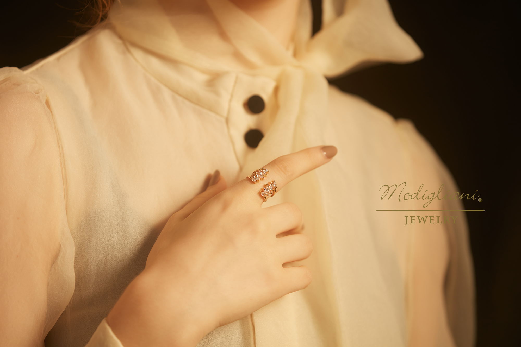 18KGP 永恆詩篇戒指