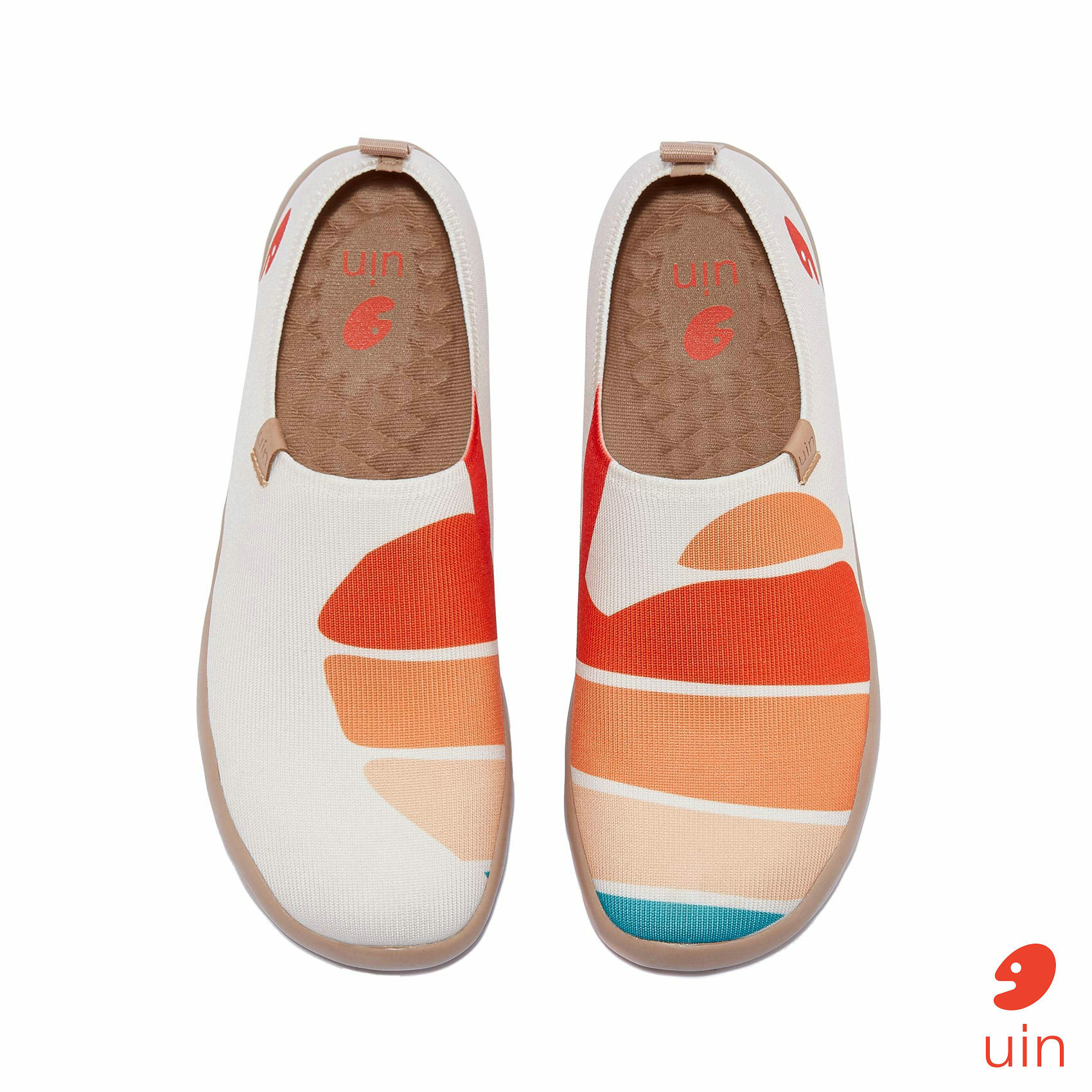 【 Uin 】西班牙原創設計 | 愛意拼湊 女鞋 彩繪鞋 休閒鞋 懶人鞋