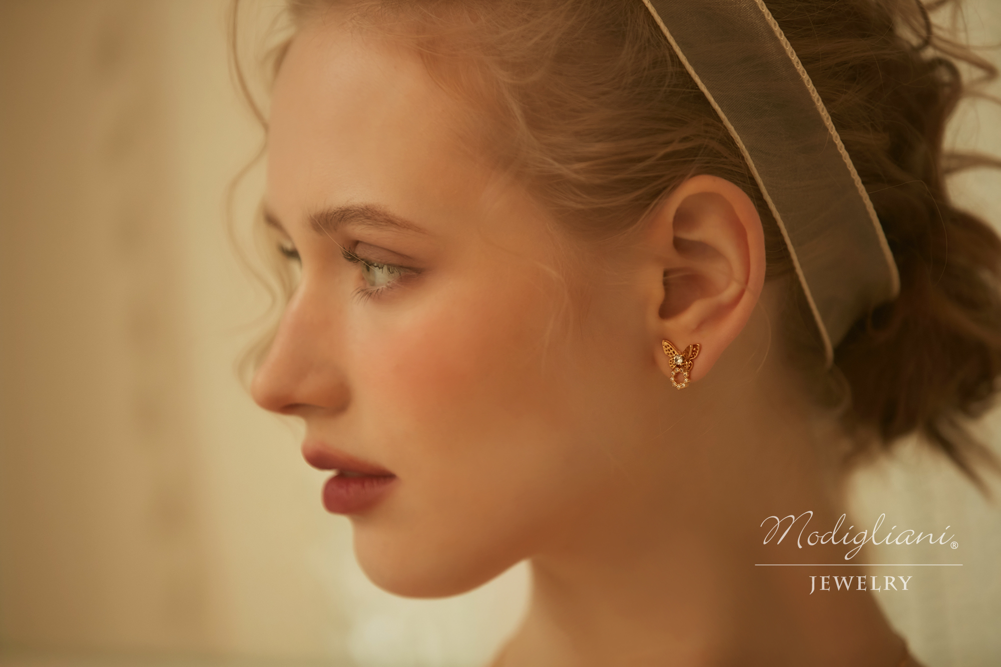 黃銅飾品,黃銅,氣質,耳環,蝴蝶,18K金,花草,鋯石,甜美