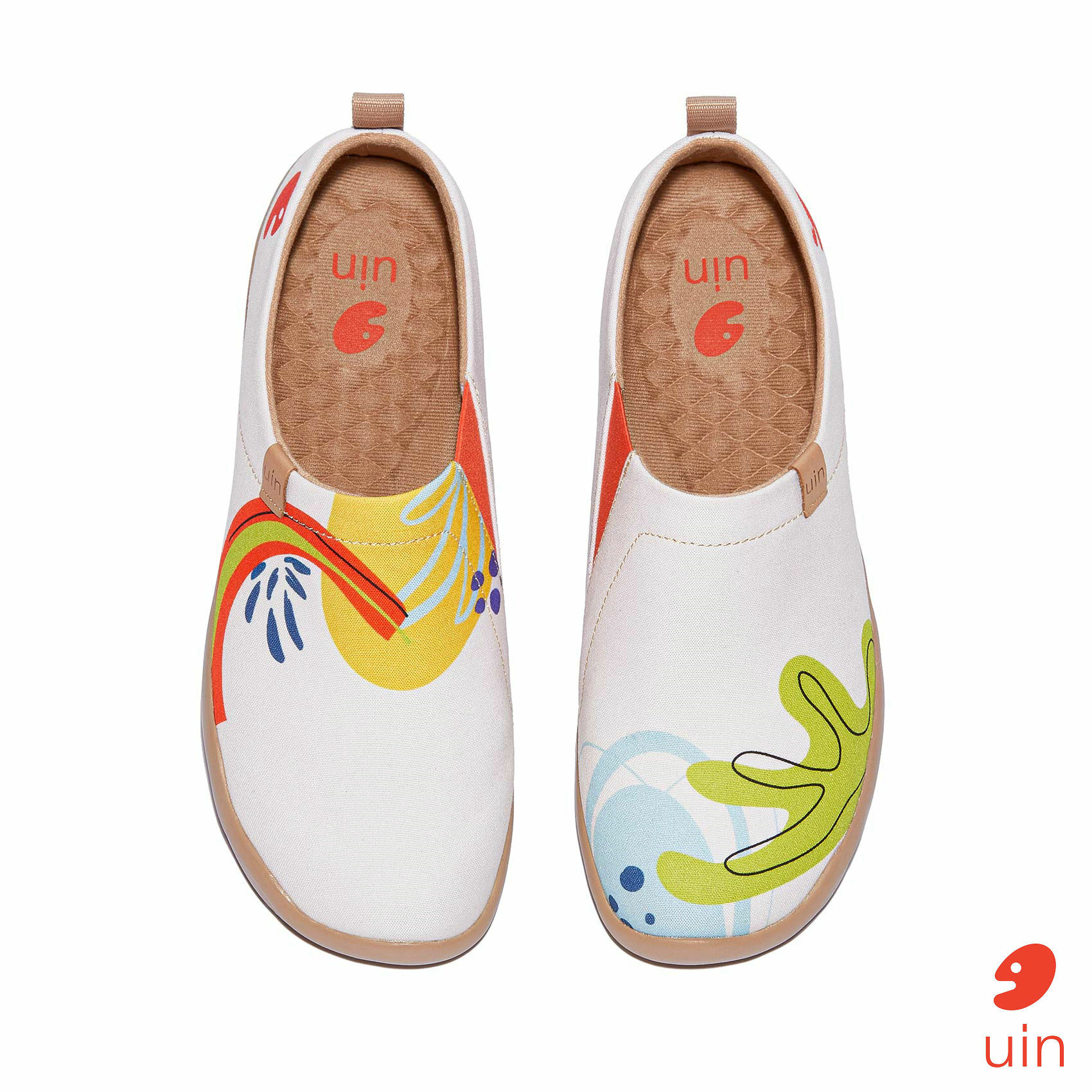 【 Uin 】西班牙原創設計 | 山野彩虹 女鞋 彩繪鞋 休閒鞋 懶人鞋