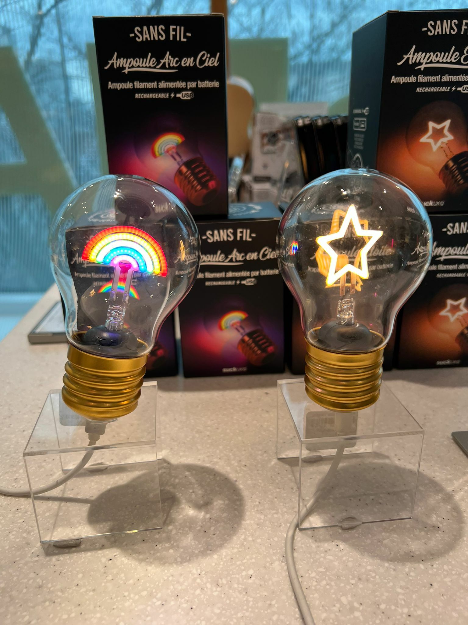 Cordless Lightbulb (Heart/ Rainbow/ Star)