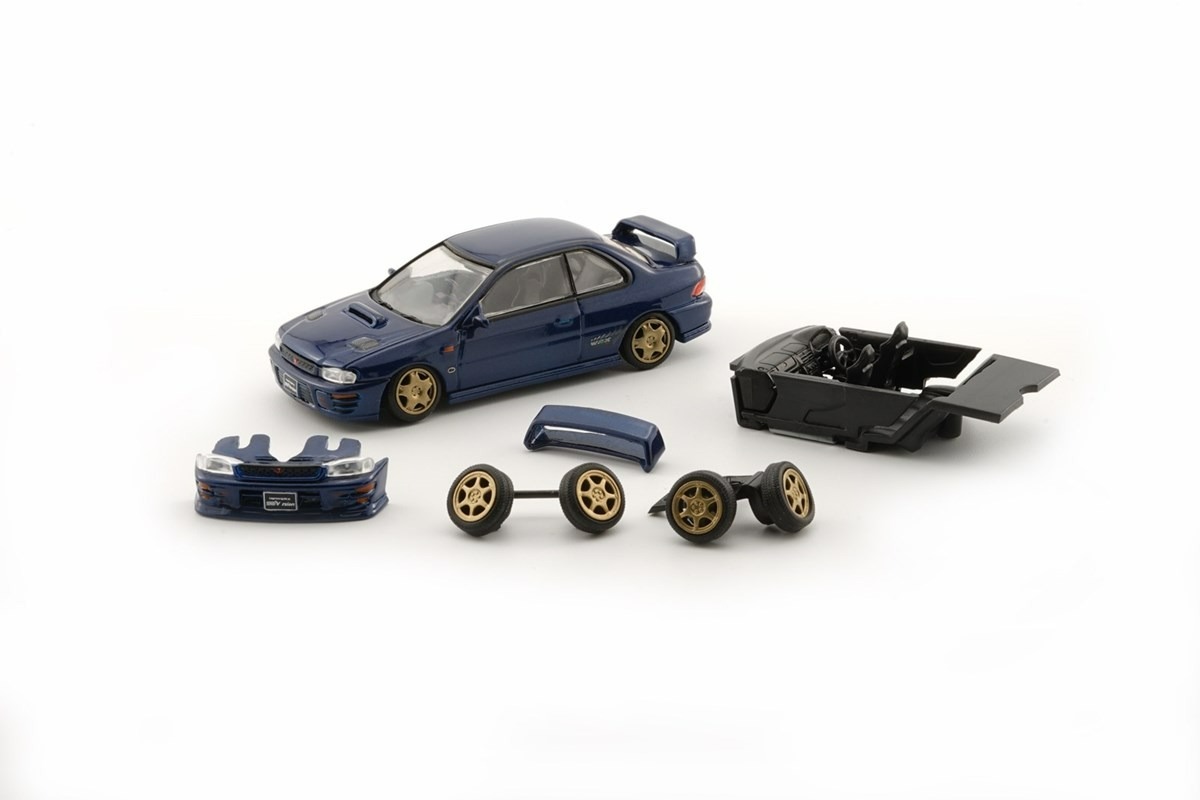 BMC 1/64 富士汽車 Subaru Impreza WRX Type R 3, 4-6 - Blue (RHD)