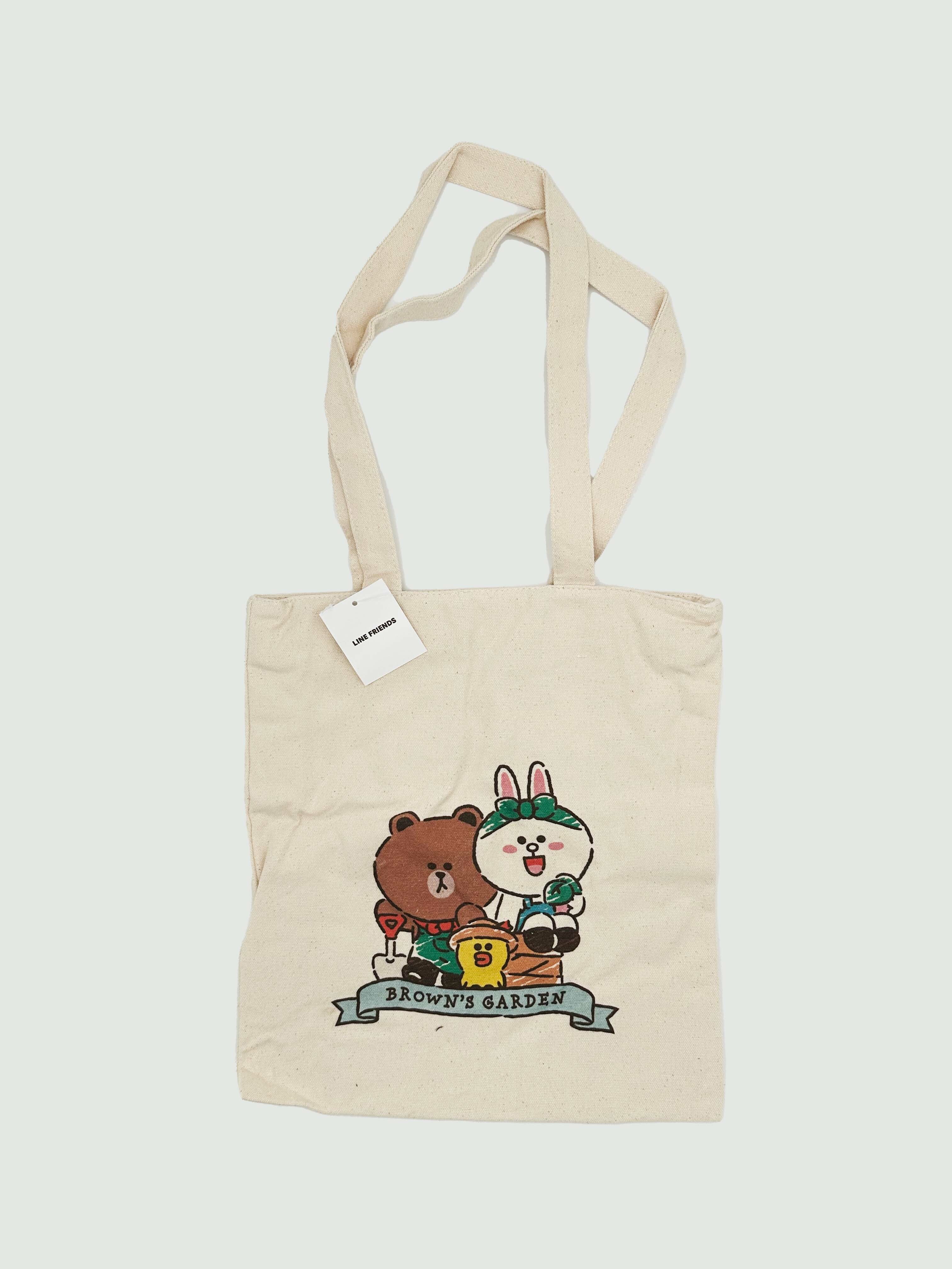 Line Friends Brown & Cony Tote Bag