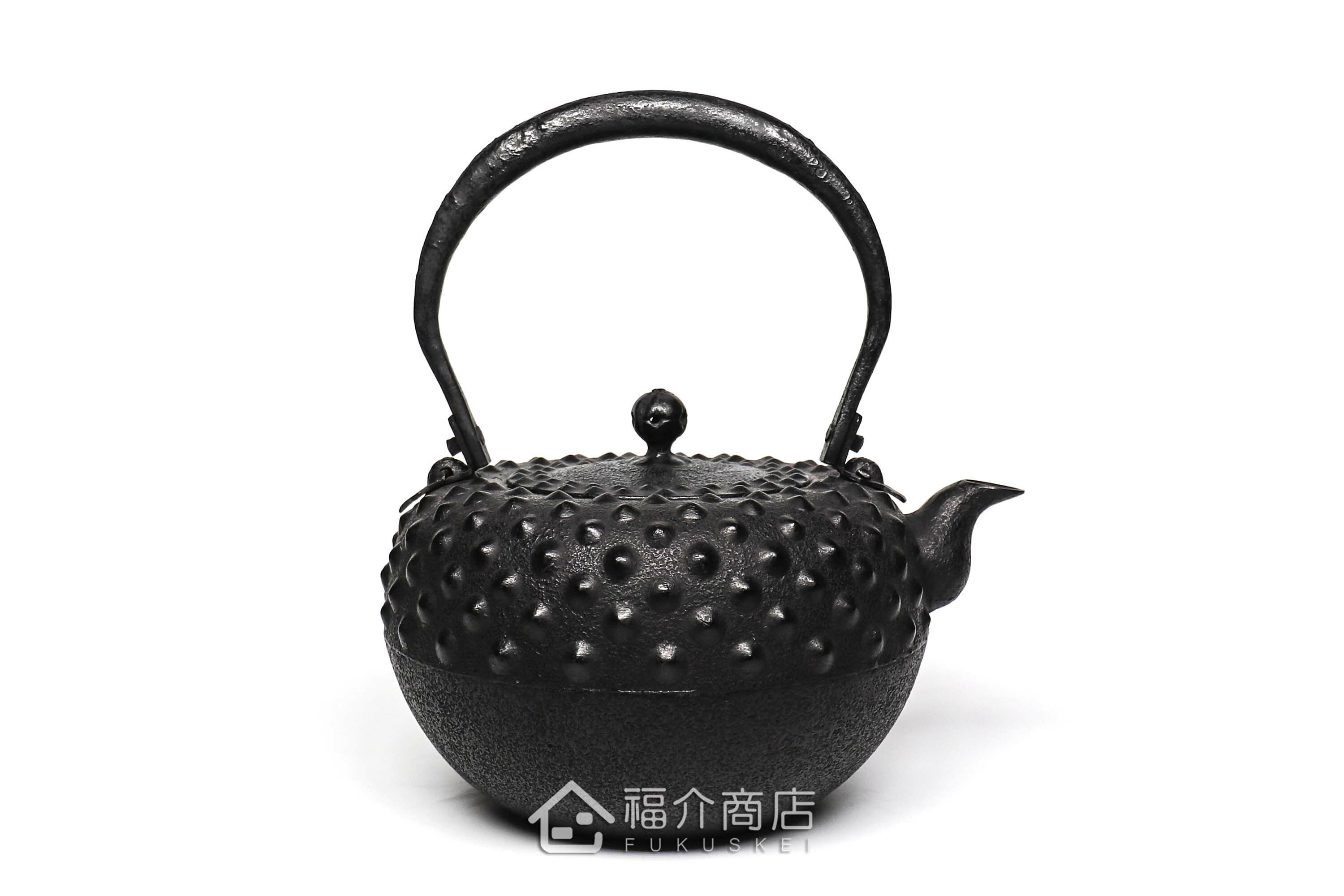 煮水泡茶用的鐵鉢型鑄鐵茶壺