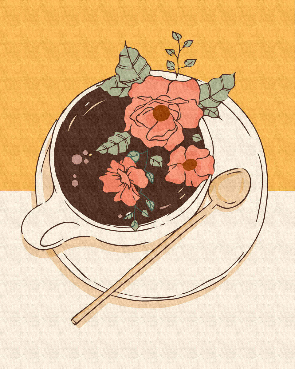 【DT187】玫瑰咖啡