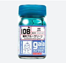 GAIA GA-108 螢光藍綠色(光澤) FLUORESCENT BLUE GREEN 15ML