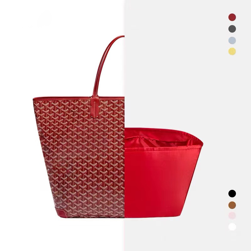 適用goyard戈雅anjou-artois-saint-louis內膽包緞綢收納