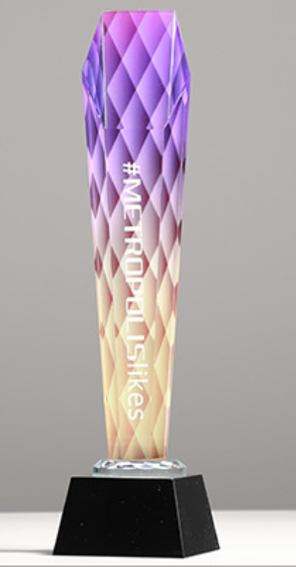 破盤價 榮譽彩印頒獎牌製作水晶 01款 升級送激光刻字 4567-01