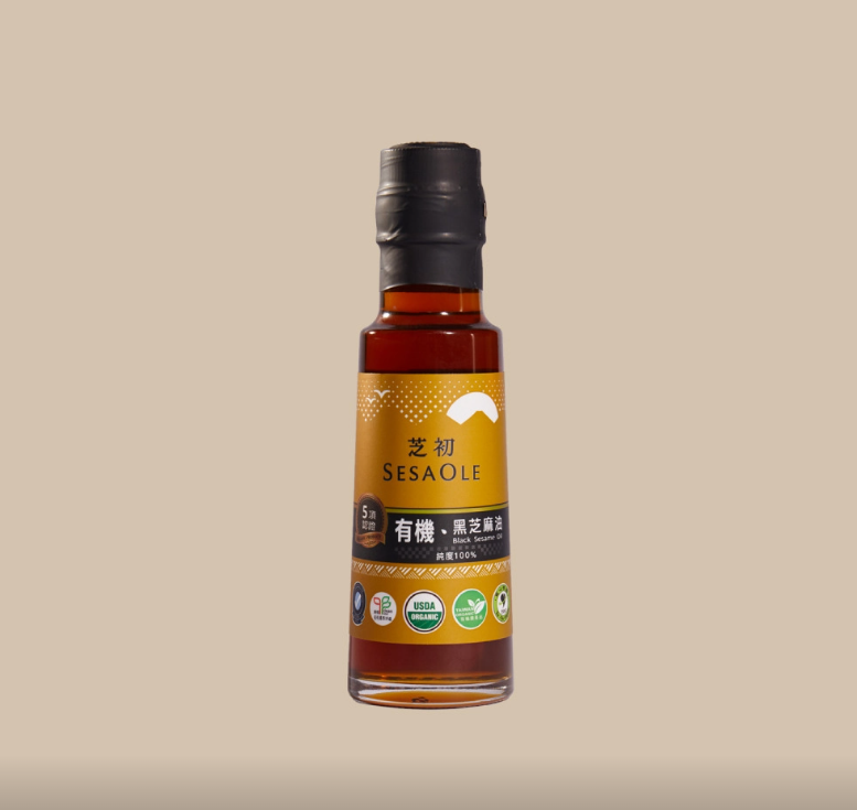 【芝初】有機黑芝麻油105ML