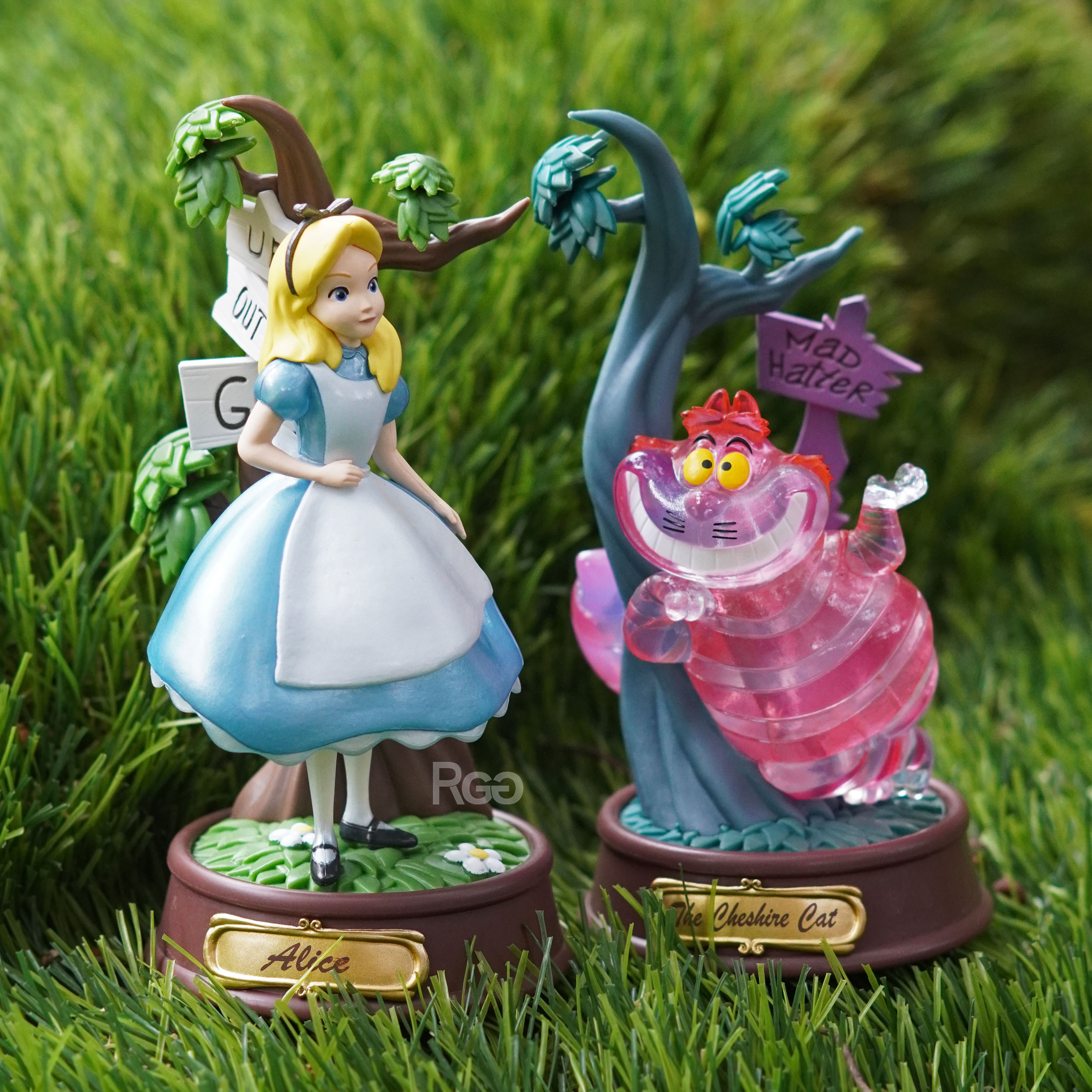 Alice in wonderland 愛麗絲與柴郡貓 雙入組 特別版