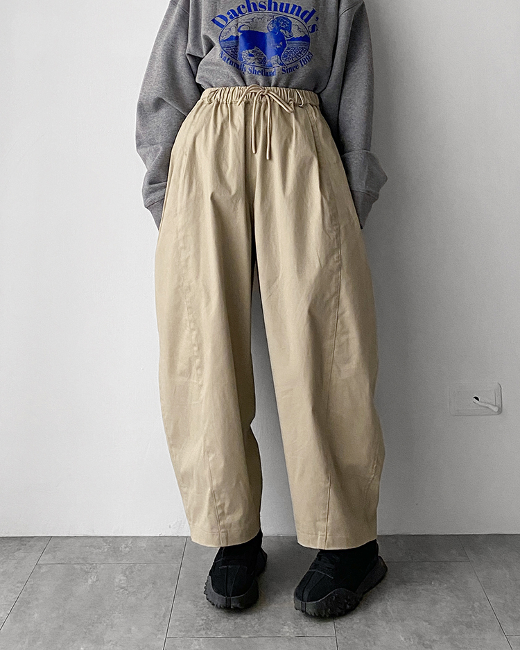 MFP-2249 繭型休閒褲