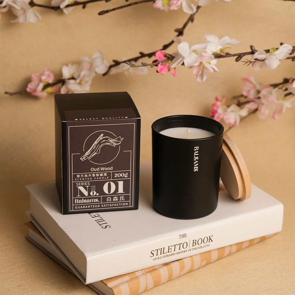 Balsams白森氏香氛工藝蠟燭200g-東方烏木