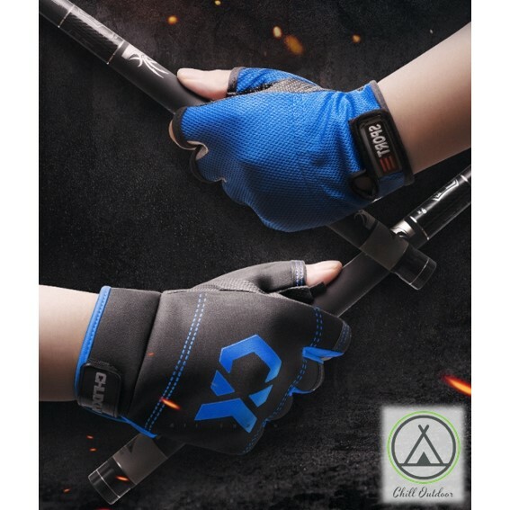 釣魚防滑三指手套－(兩色)